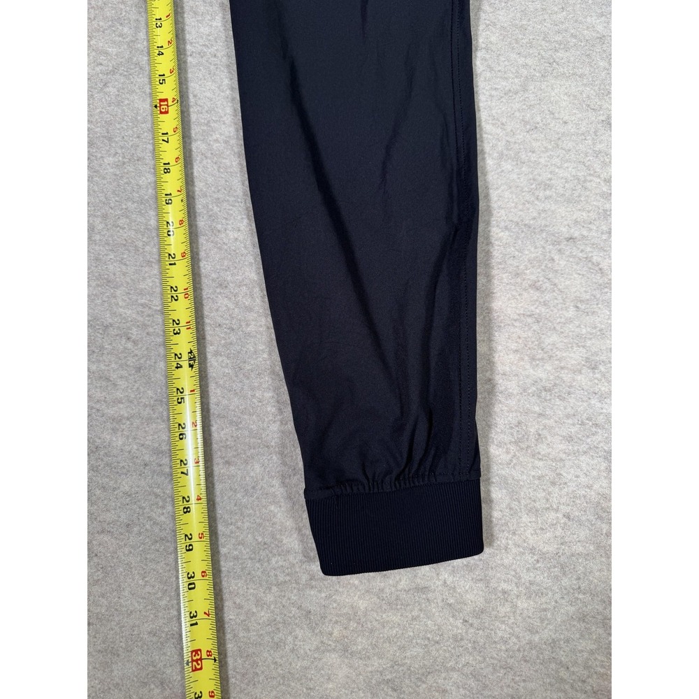 Lululemon Pants Mens Small Black Woven Jogger Elastic Waist Pockets Athletic - Picture 14 of 15